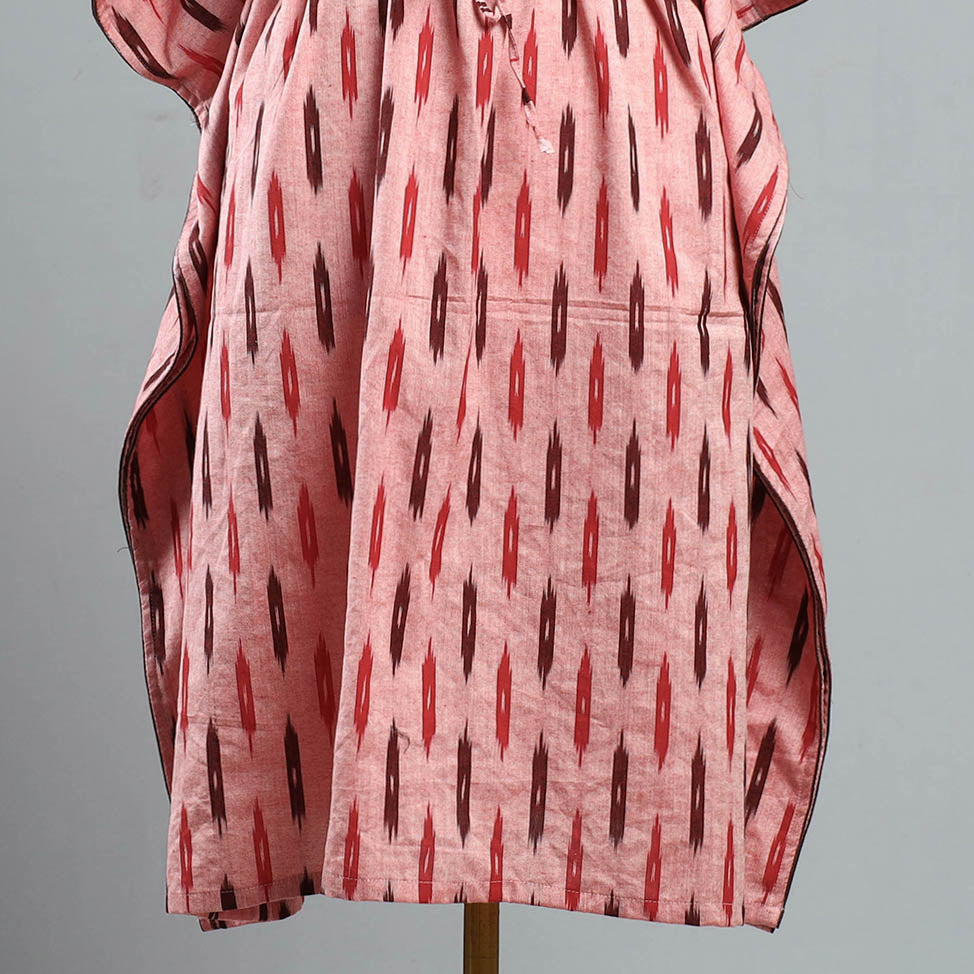 Buy Pochampally Ikat Cotton Kaftan with Tie-Up Waist Online at iTokri.com