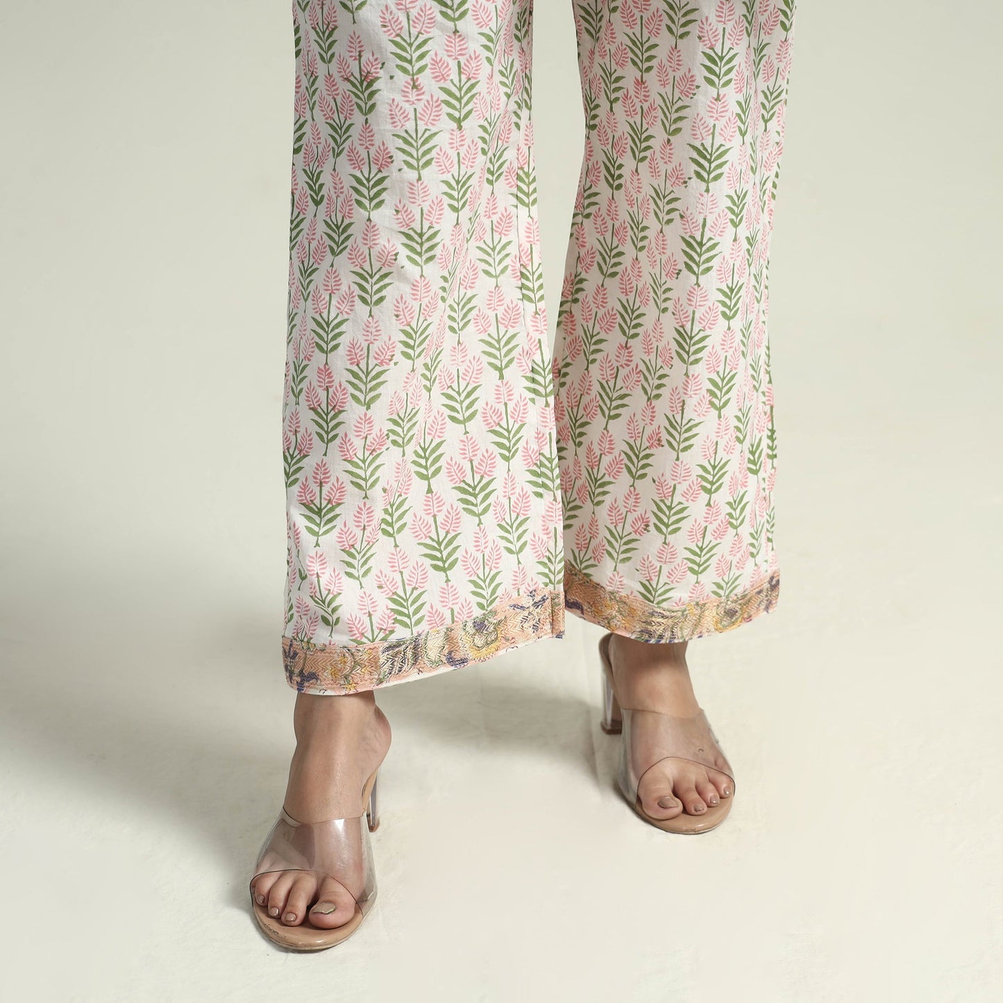 Sanganeri Kurta with Palazzo & Dupatta Set