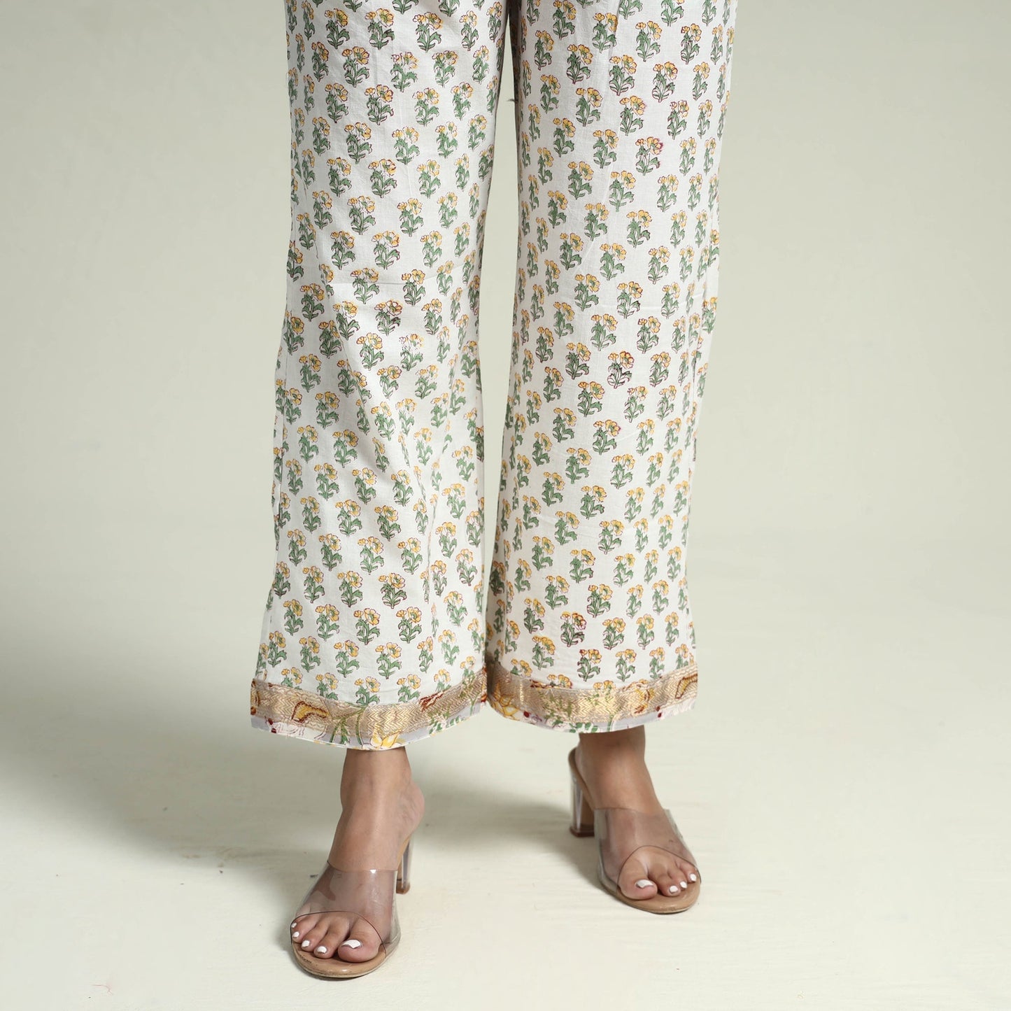 Sanganeri Kurta with Palazzo & Dupatta Set