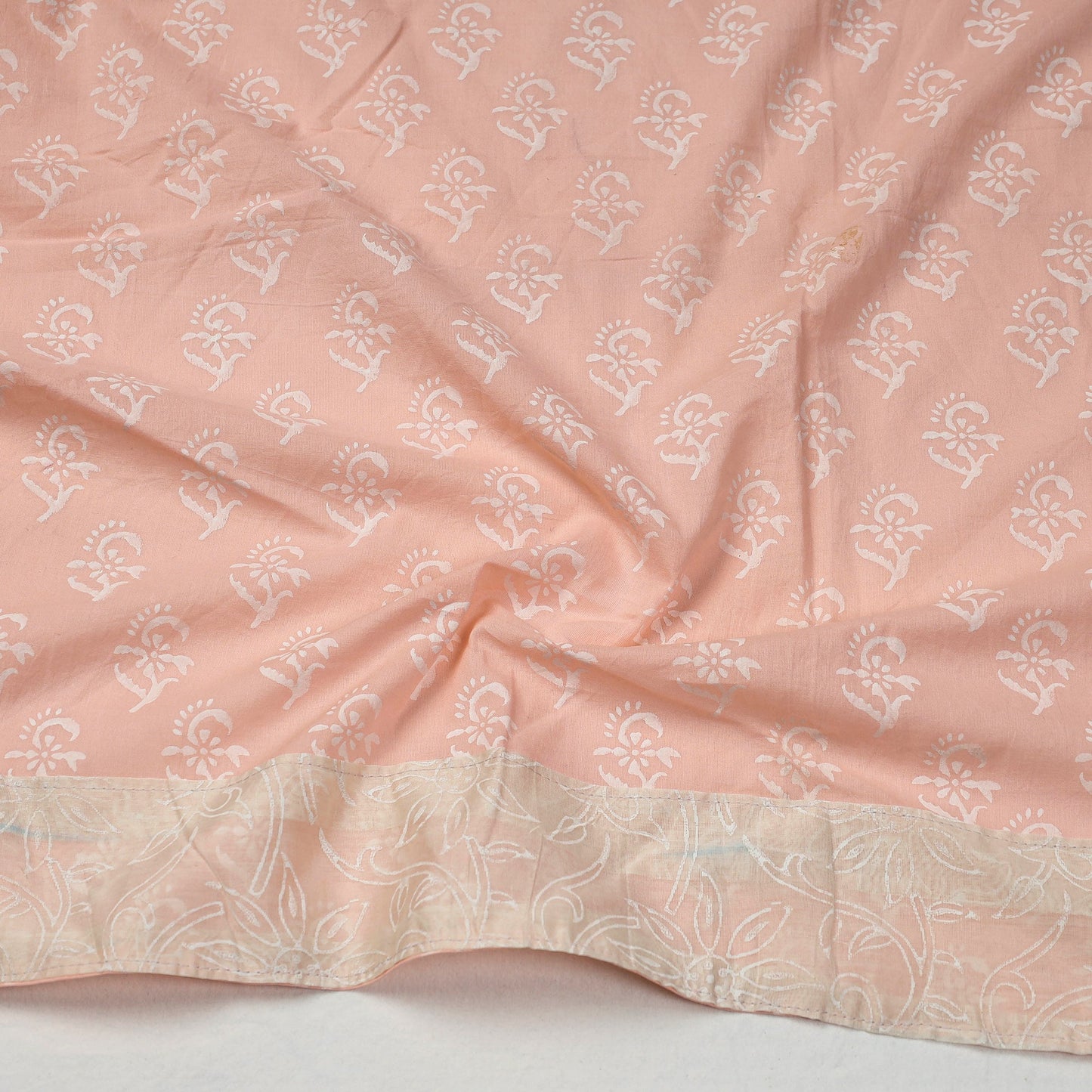Buy Sanganeri Block Printed Cotton Blouse Piece