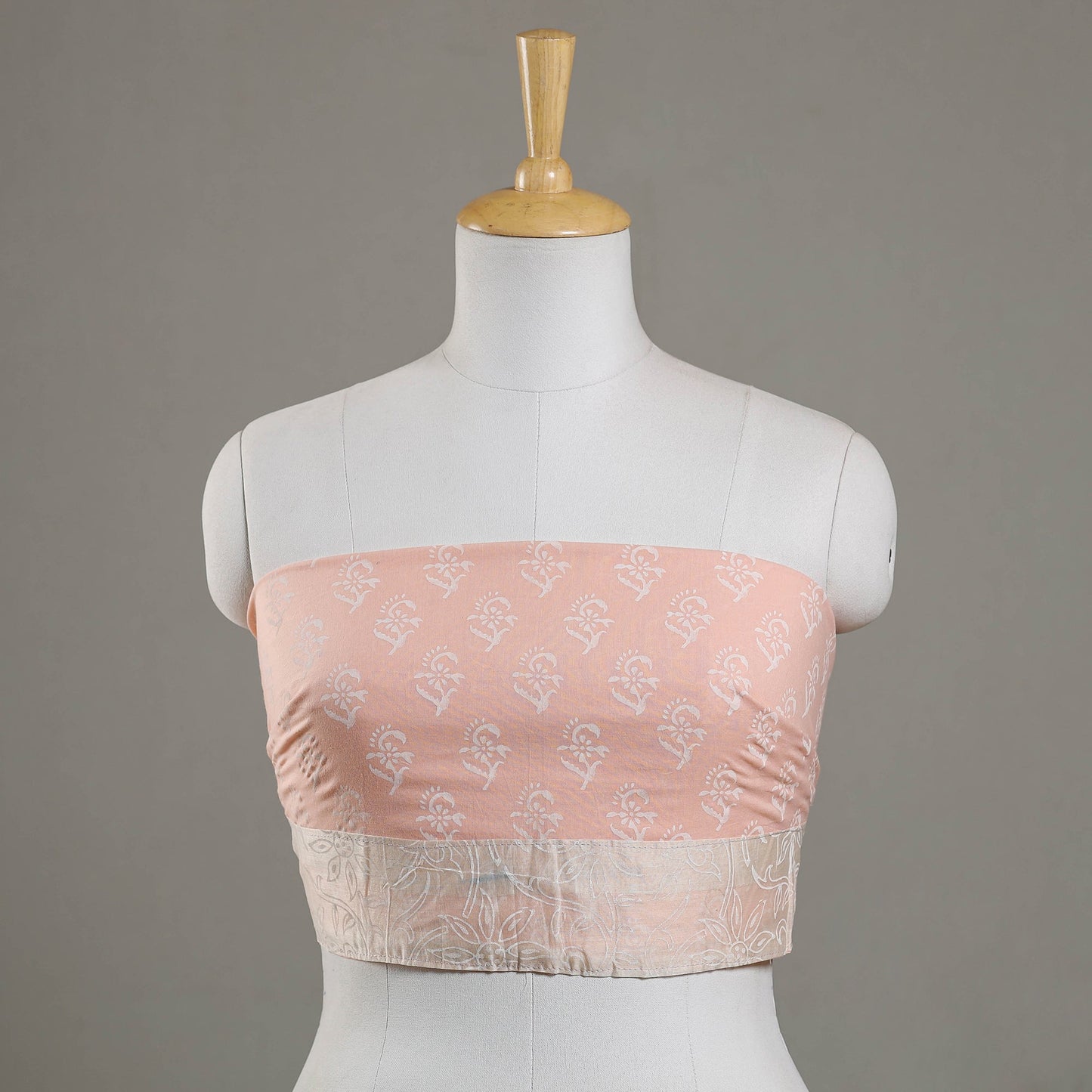 Buy Sanganeri Block Printed Cotton Blouse Piece