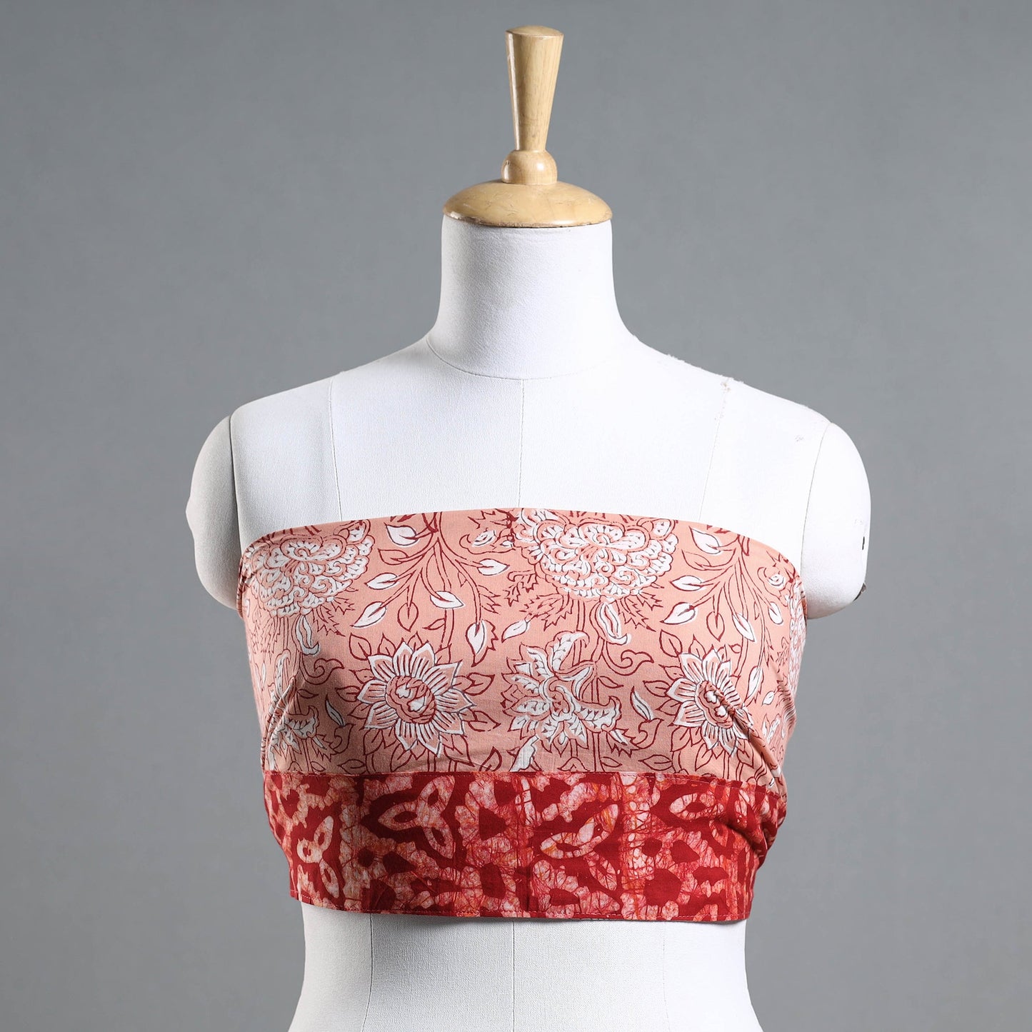 Buy Sanganeri Block Printed Cotton Blouse Piece