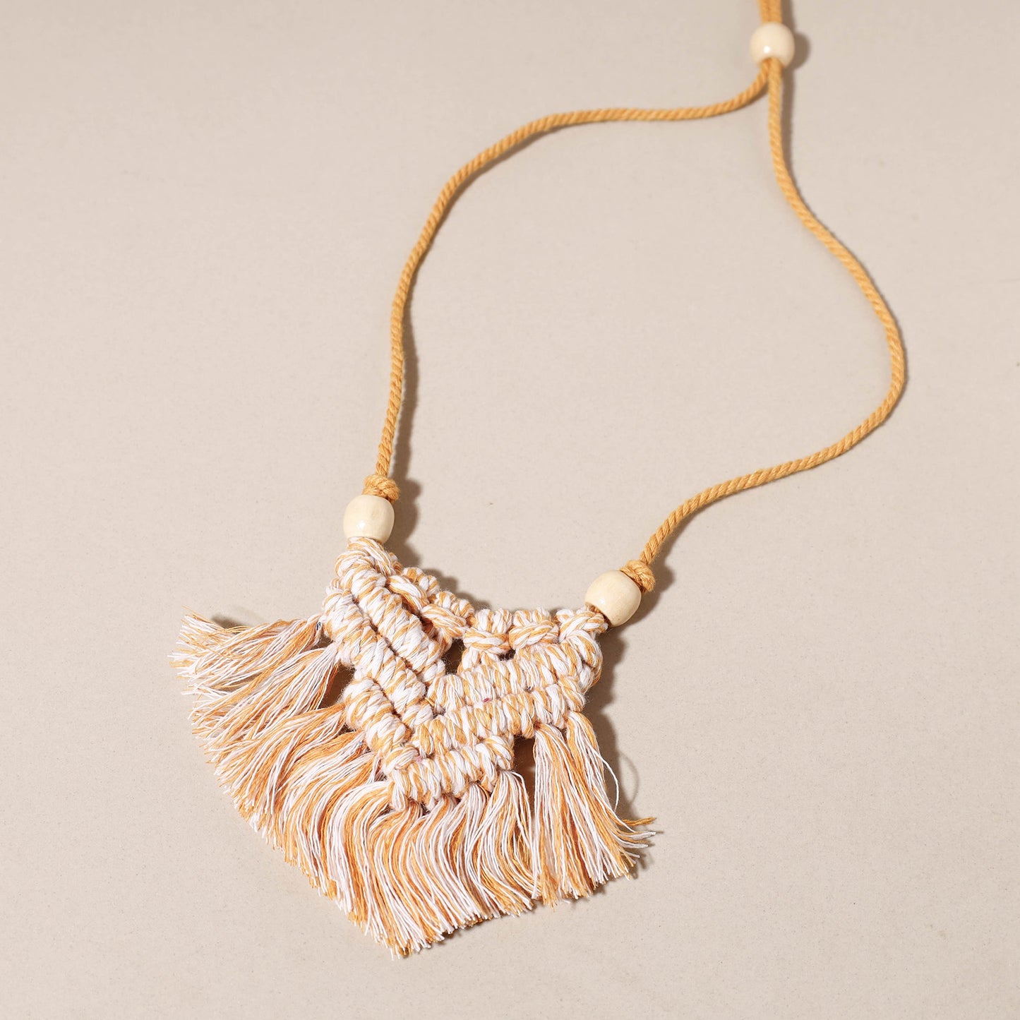 Thread Work Handmade Macrame Necklace