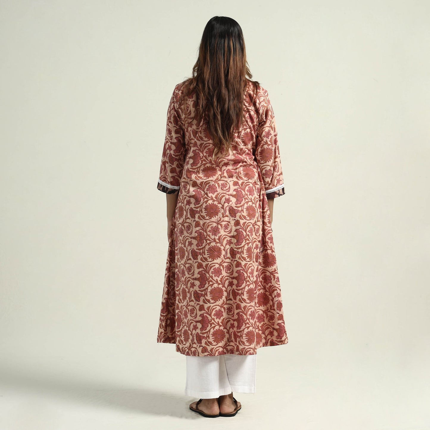 Buy Vanaspati Hand Block Printed Cotton Kurta Online at iTokri.com