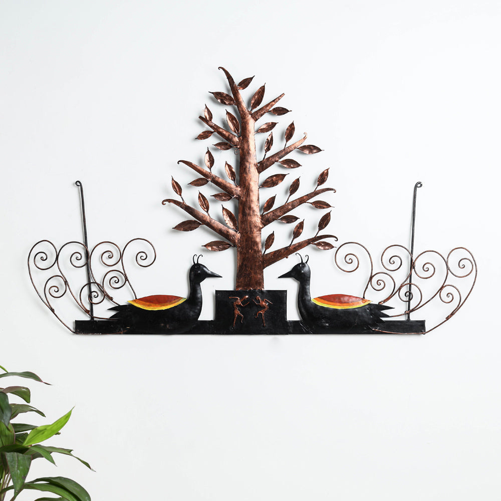Elephant - Bastar Tribal Wrought Iron Wall Hanging Online in India