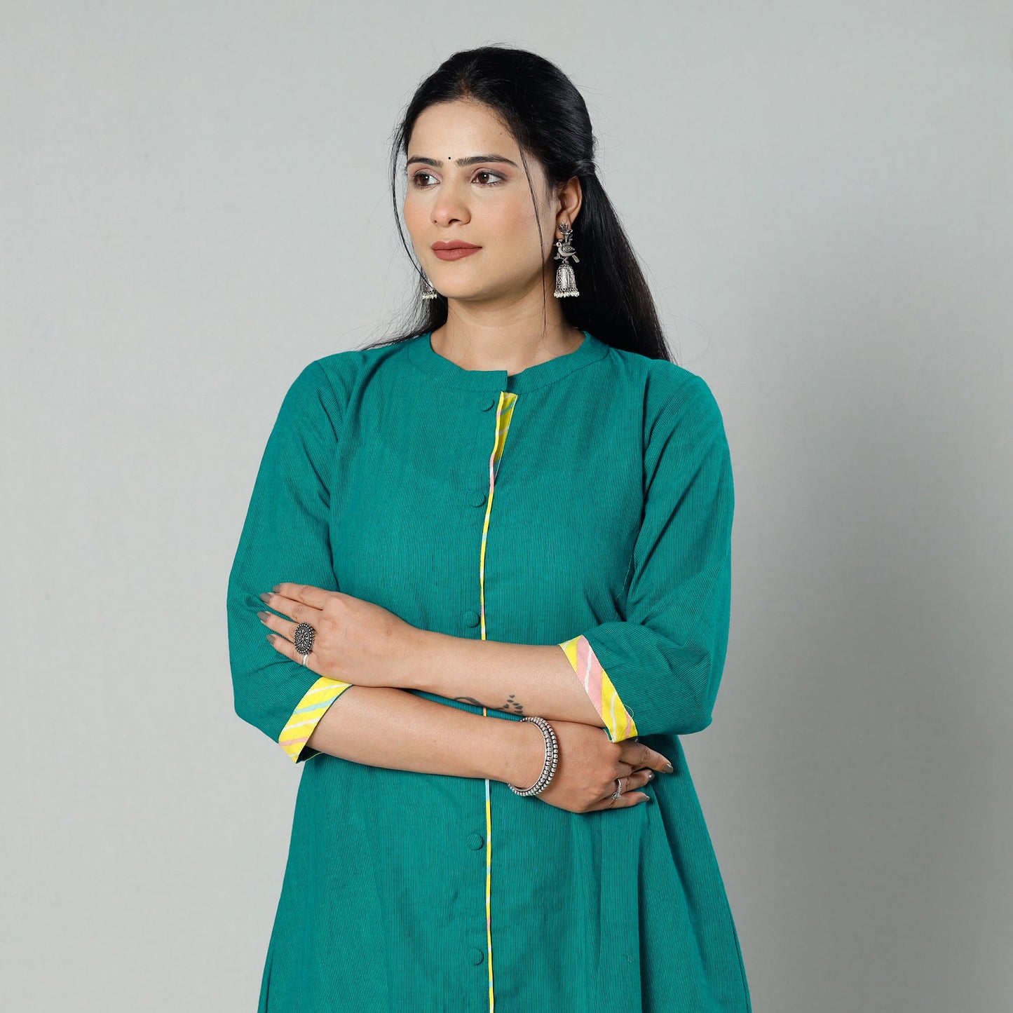 Plain Cotton Long Kurta