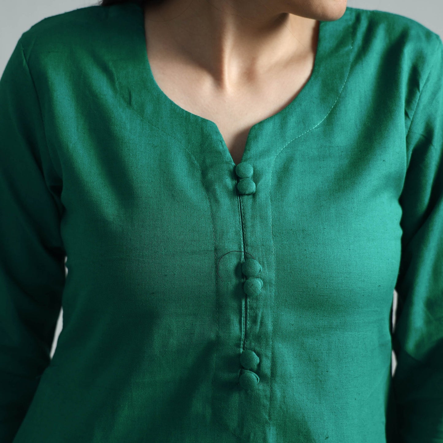 Plain Flex Cotton Kurta