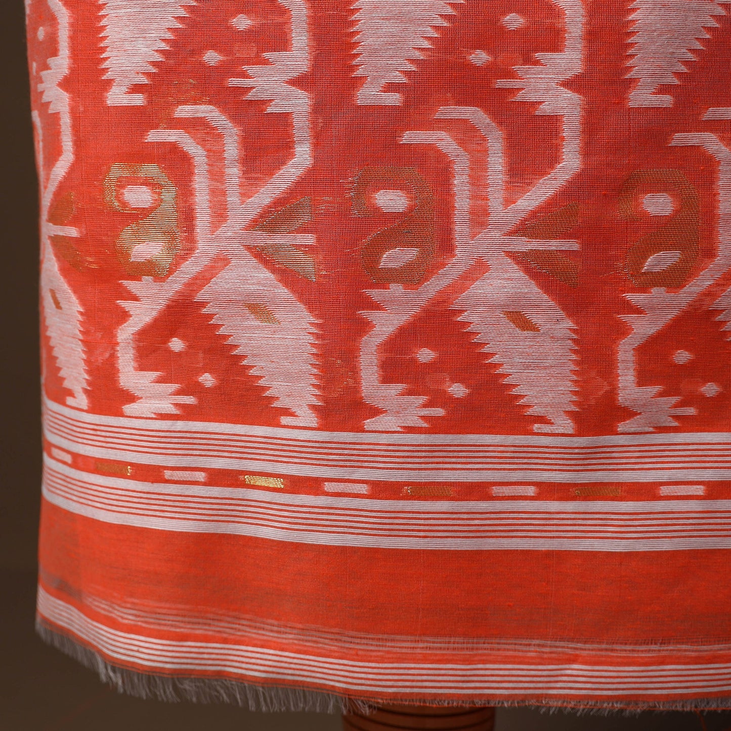 Phulia jamdani silk cotton 2pc unstitched dress material