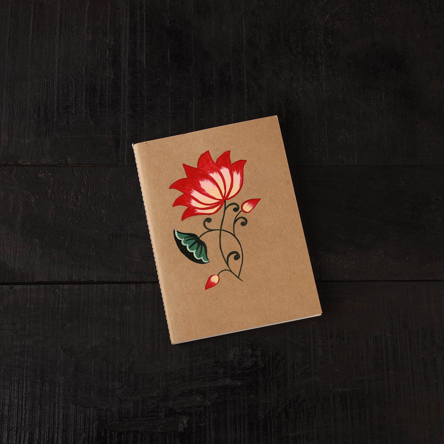 Pichwai handpainted handmade paper diaries (set of 3) 20