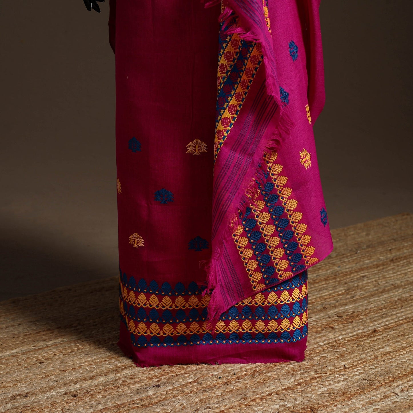 Assam handloom silk cotton mekhela chador with blouse piece