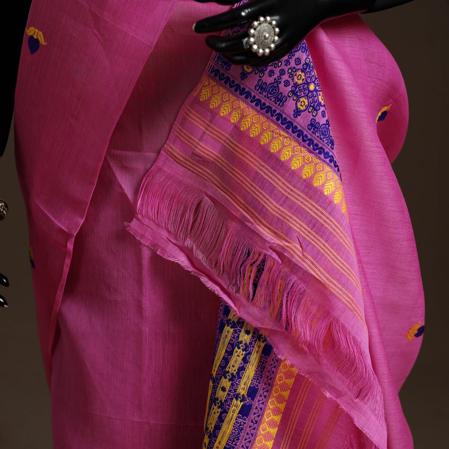 Assam handloom silk cotton mekhela chador with blouse piece
