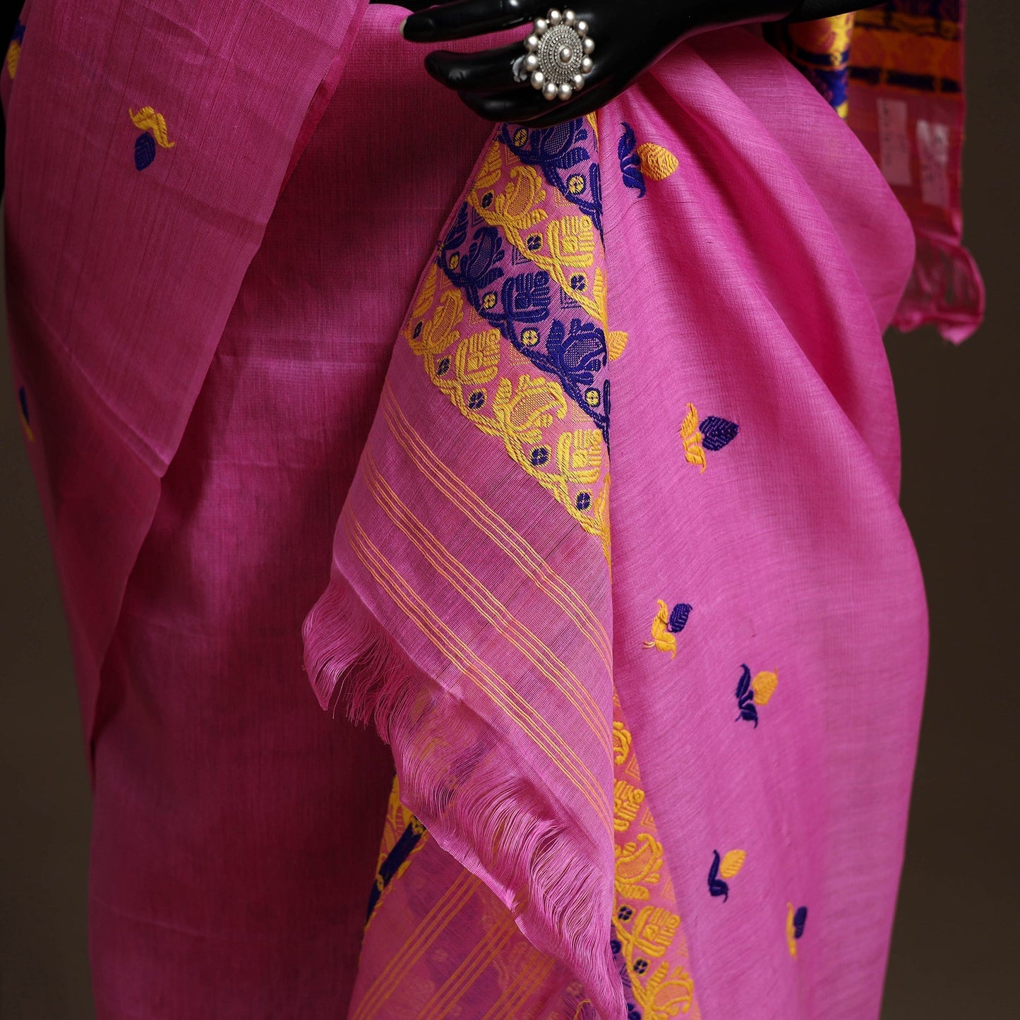 Assam handloom silk cotton mekhela chador with blouse piece