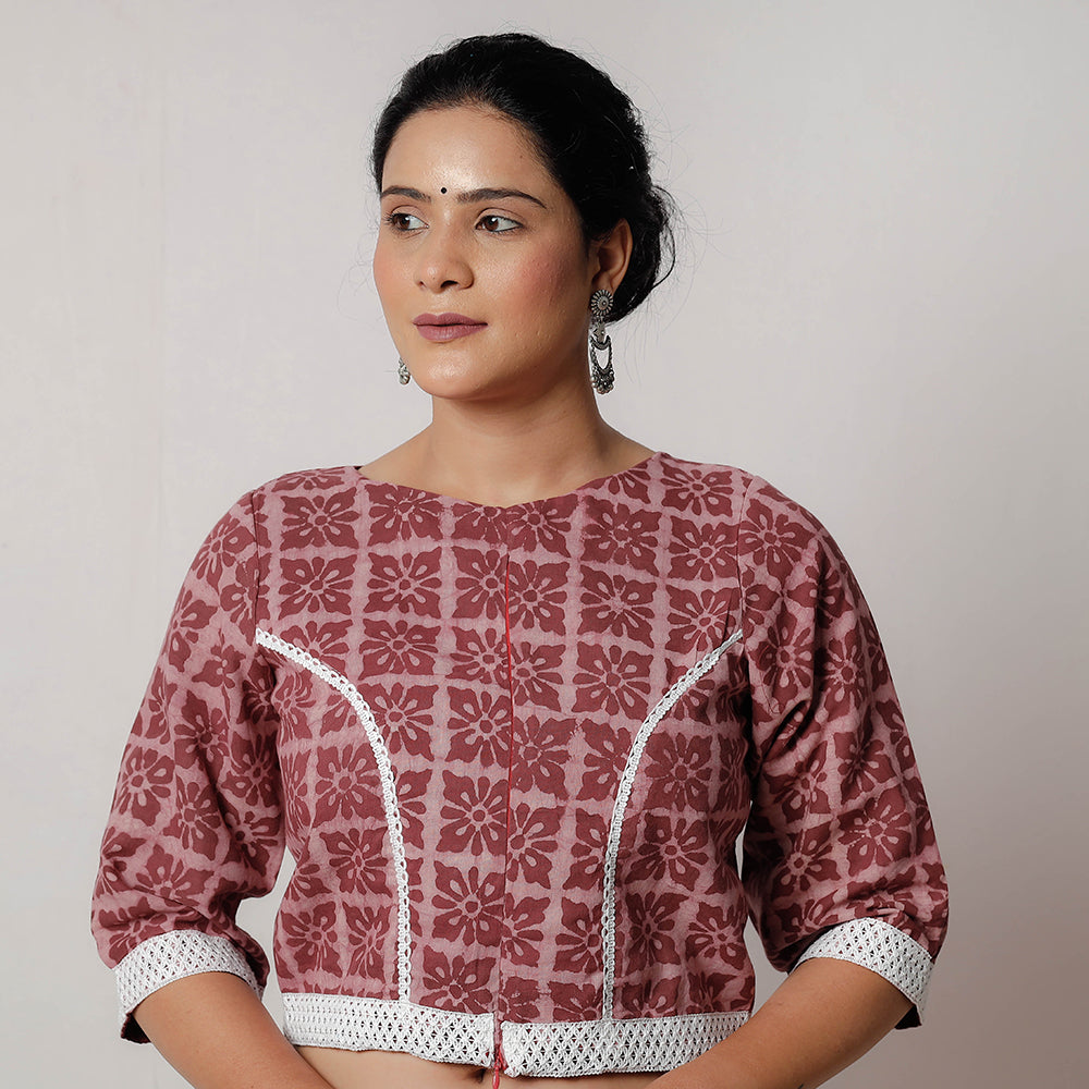 Bagru Stitched Blouse