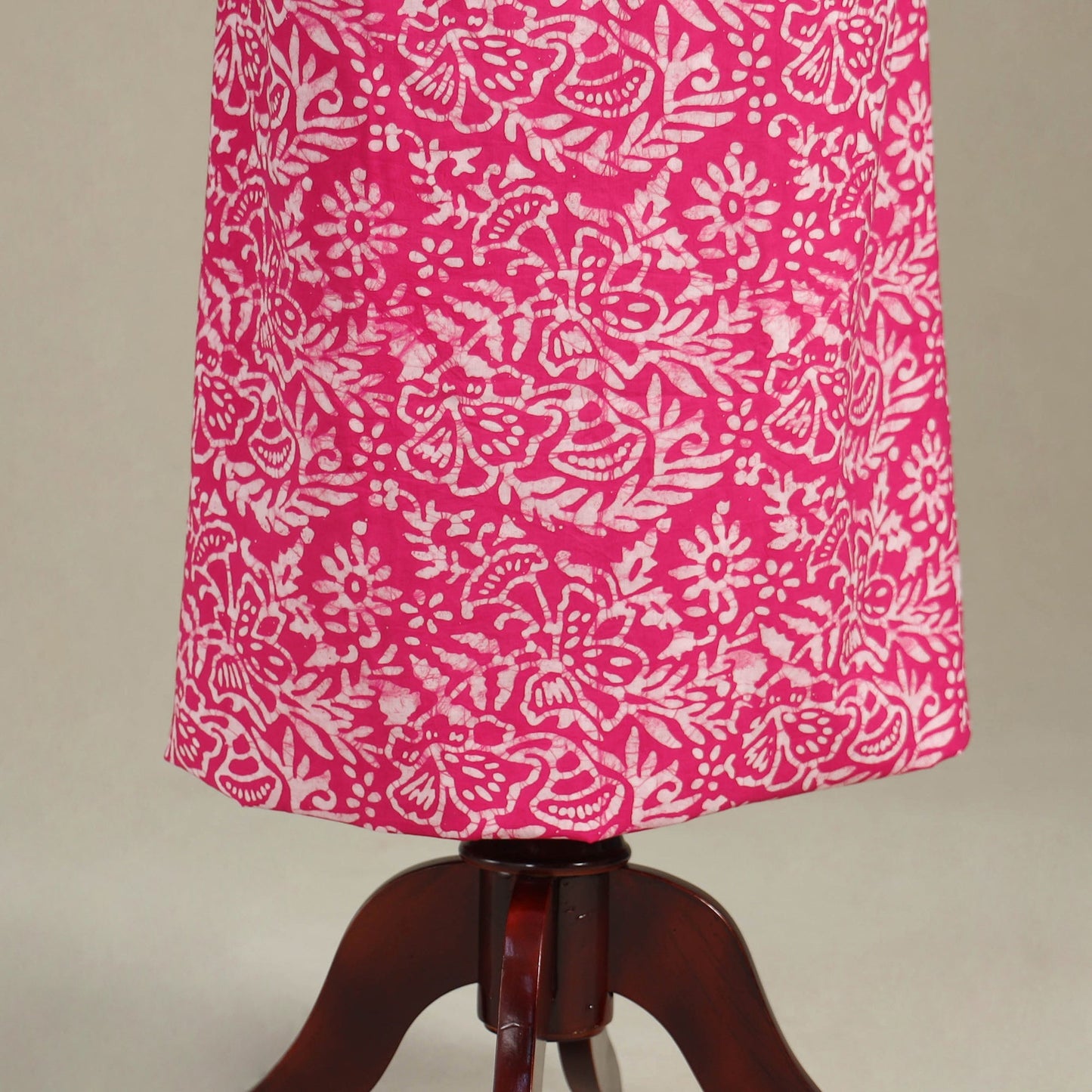 Pink - batik patchwork cotton unstitched kurta material