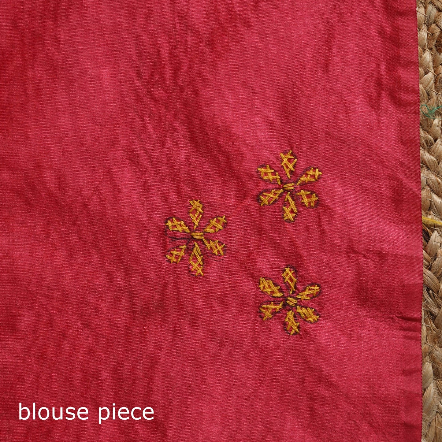 Bengal hand embroidered silk nakshi kantha saree 34