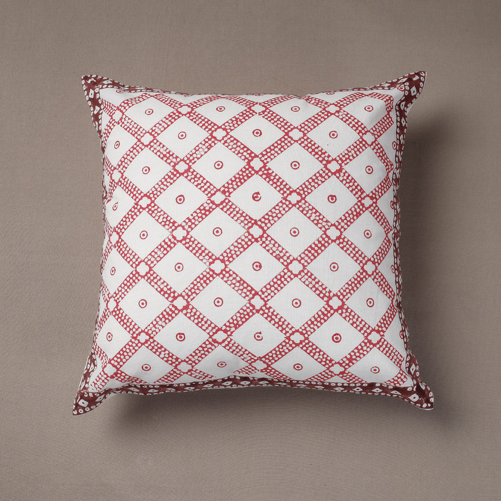 Block Printed Cushion Cover