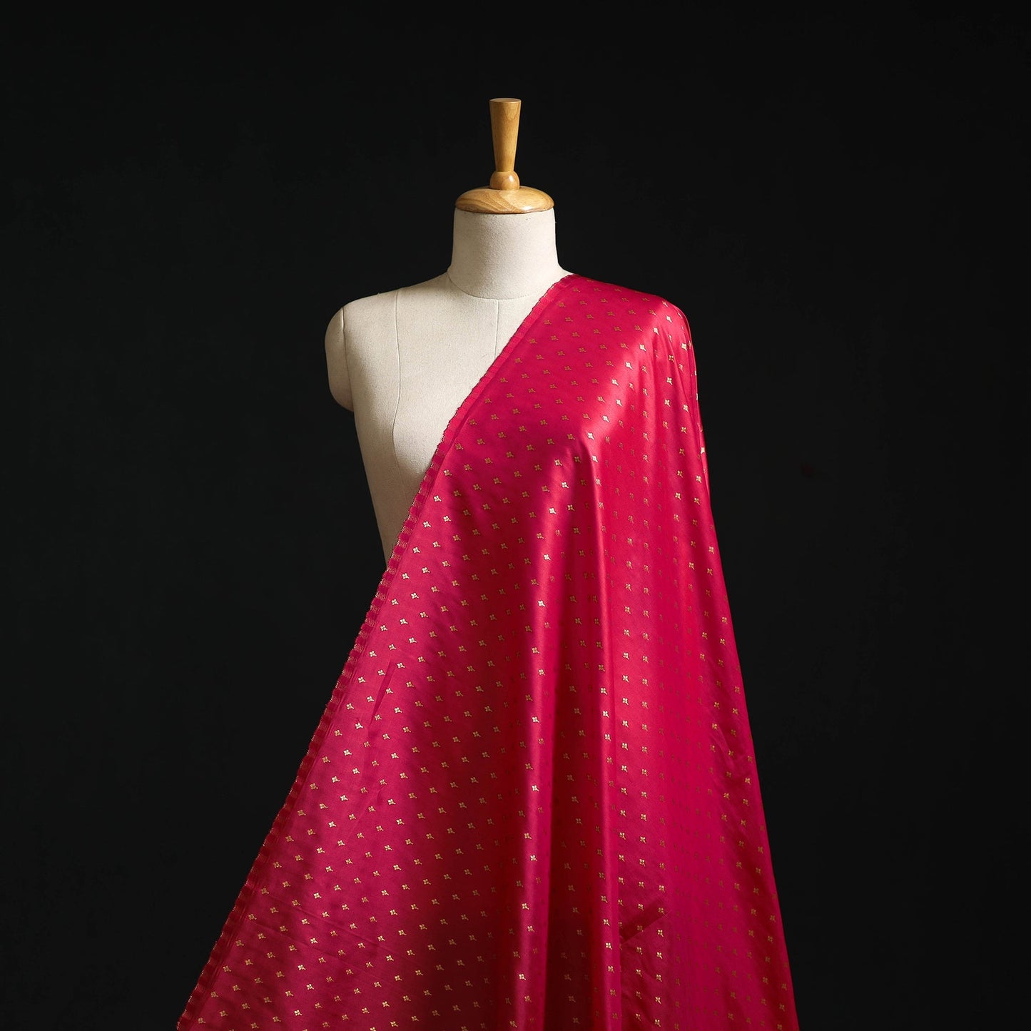 Brocade viscose banarasi fabric 08 - handcrafted