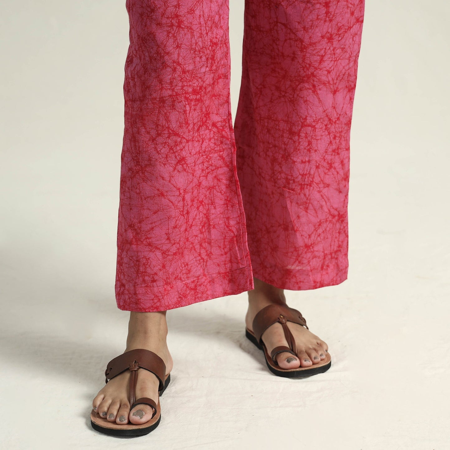 Batik Kurta with Palazzo & Dupatta Set