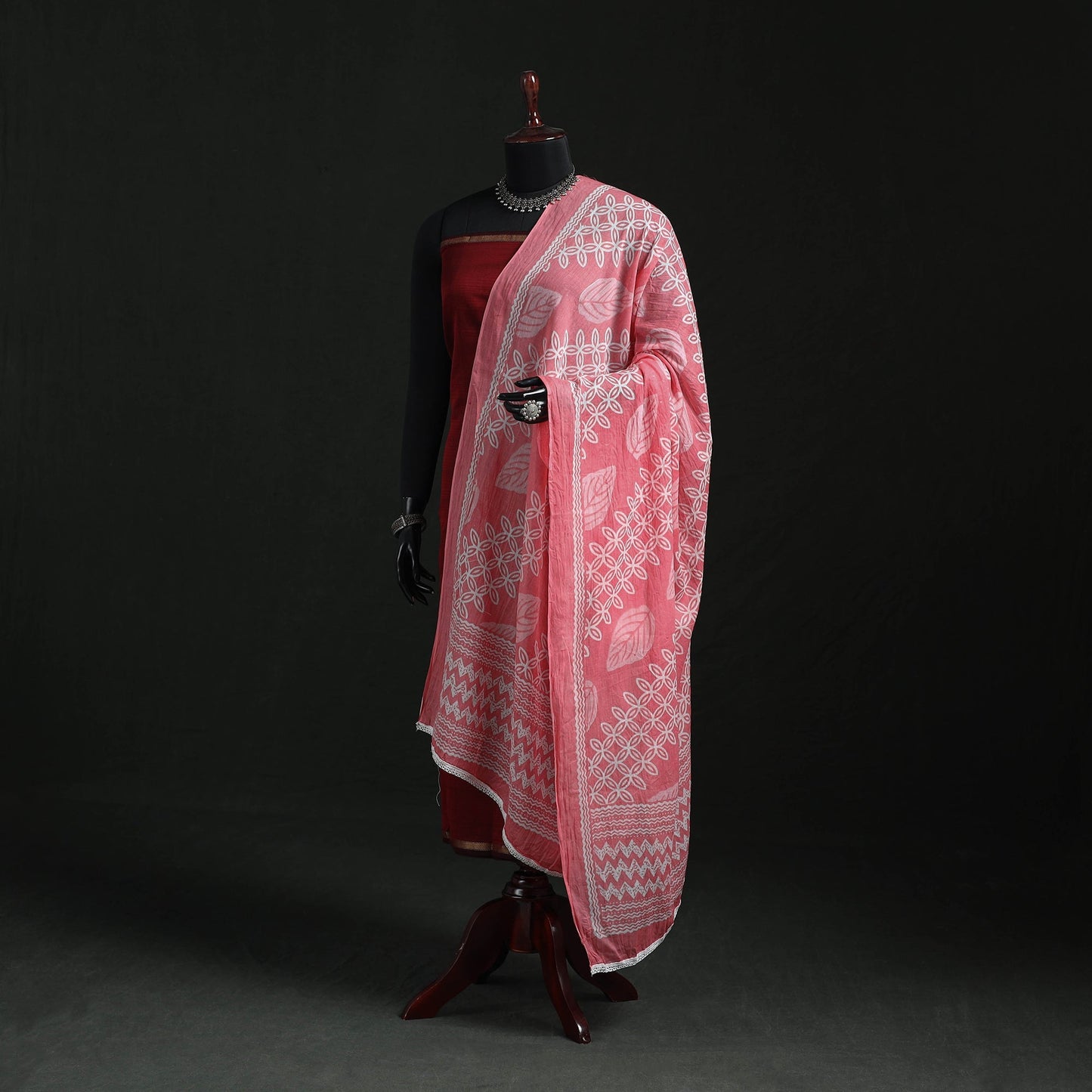 Cotton jaipur printed dupatta 84 - handcrafted