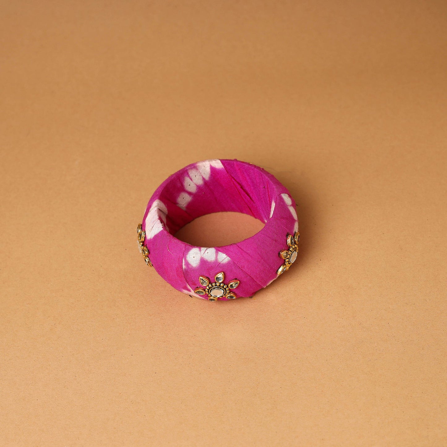 Fabart Kundan & Mirror Work Handmade Bangle 06