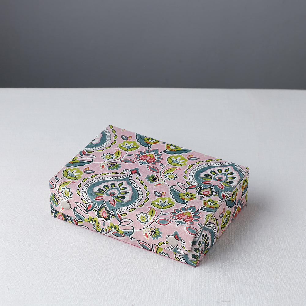 Floral Printed Handcrafted Jewelry Box