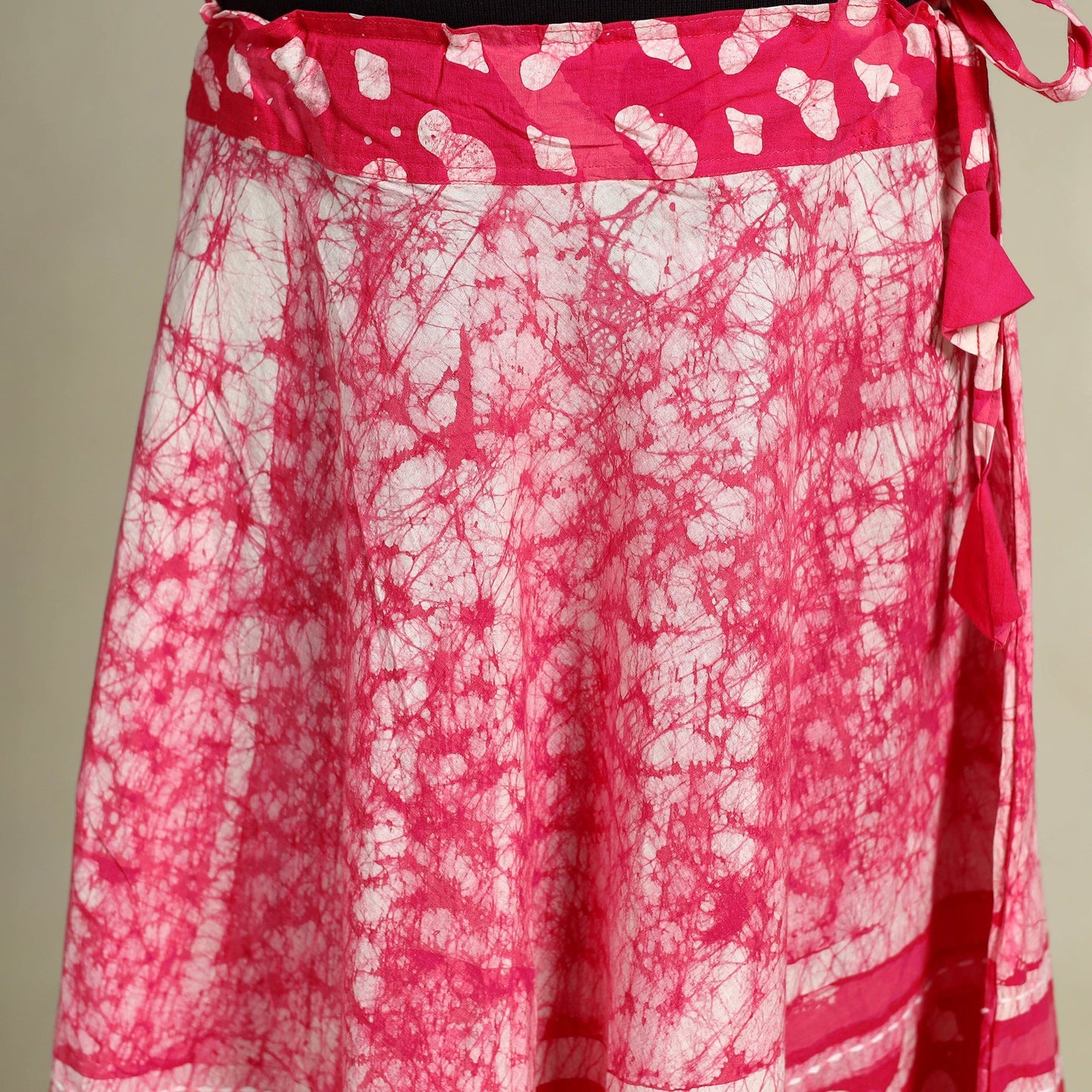 Buy Hand Batik Print Running Stitch Cotton Long Skirt