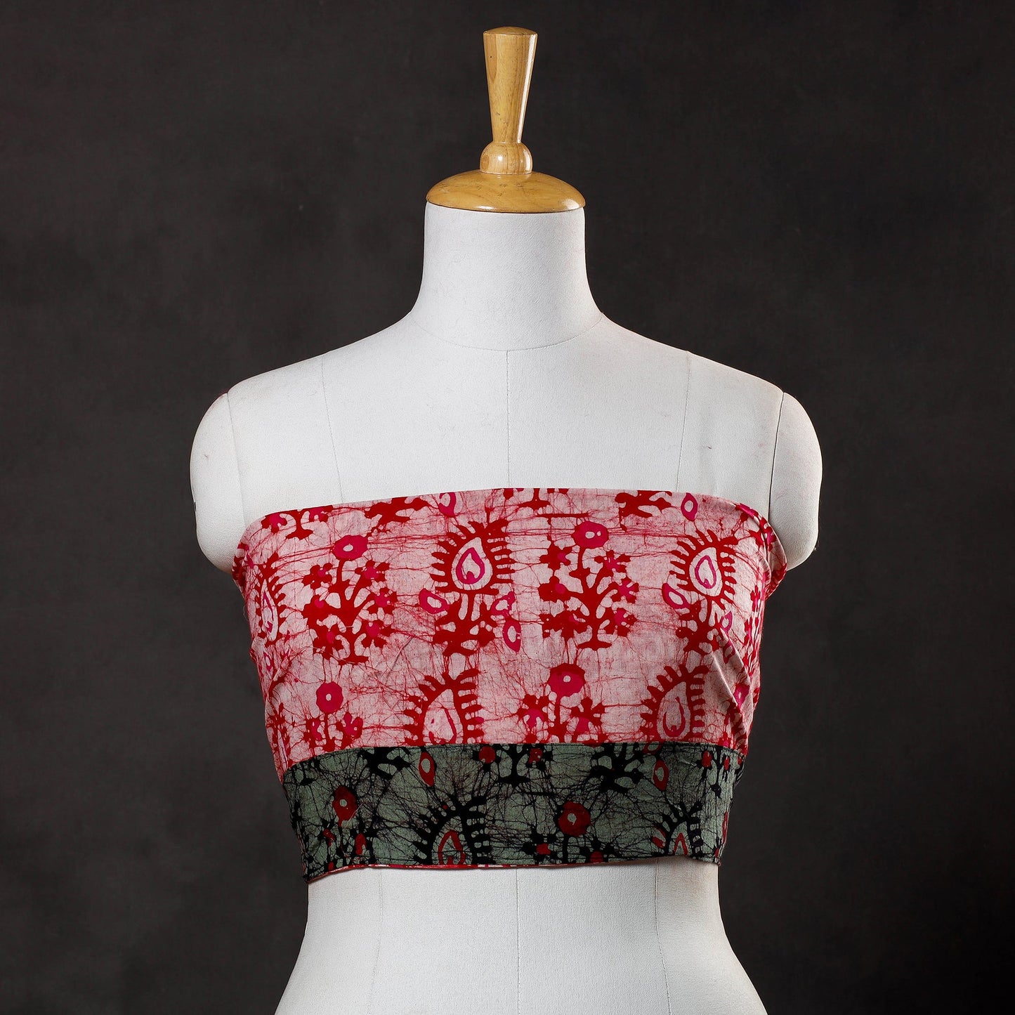 Block Printed Blouse Piece