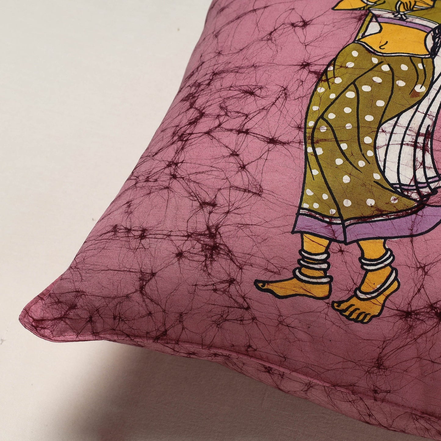 Hand Batik Printed Cotton Cushion Cover