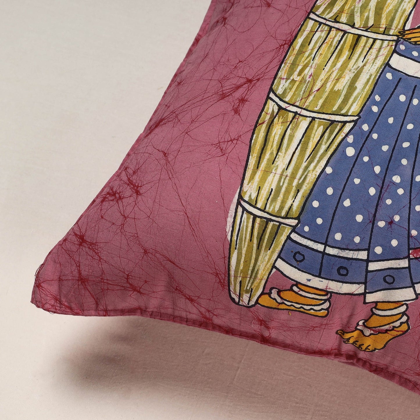 Hand Batik Printed Cotton Cushion Cover