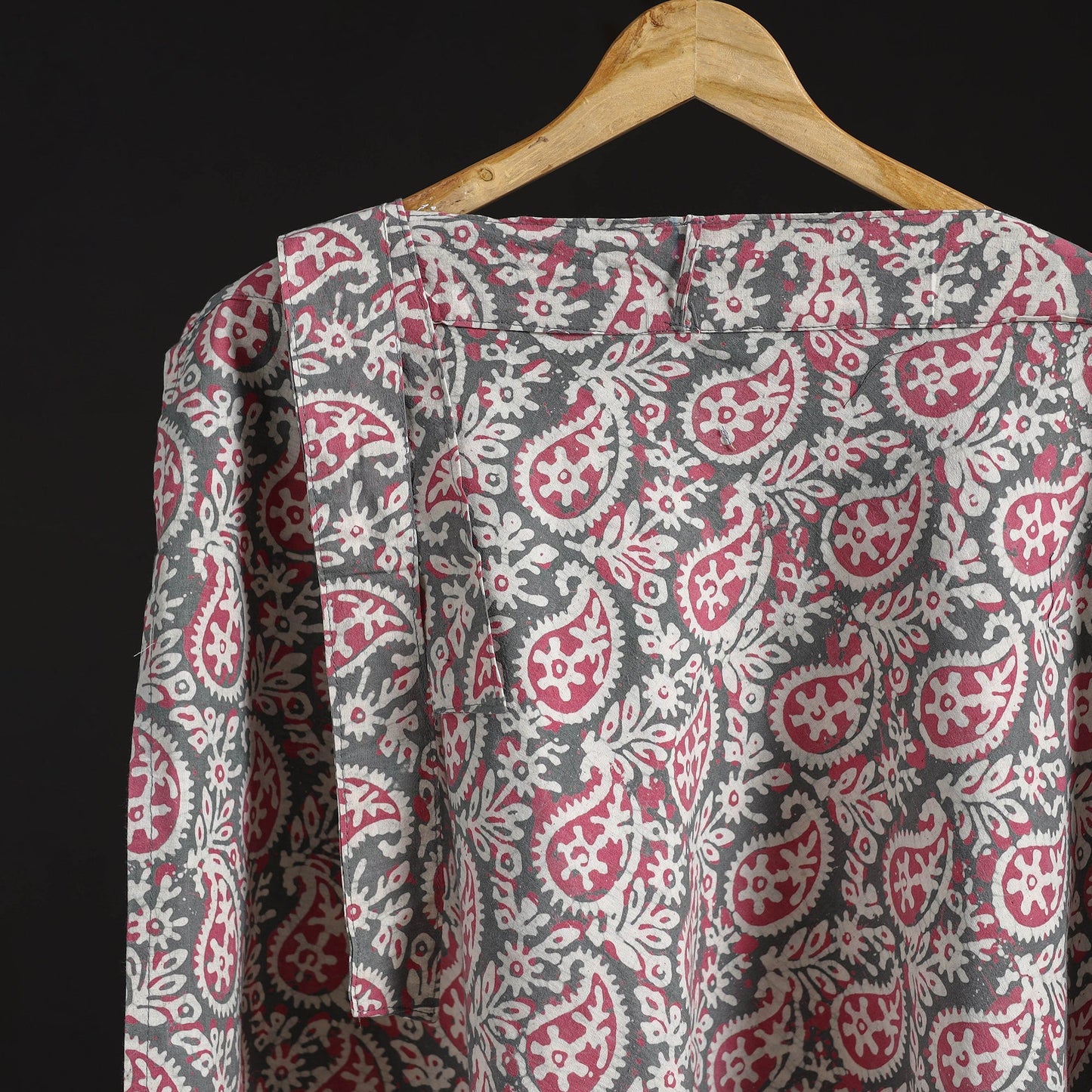 Hand batik cotton wrap around skirt 92 - handcrafted