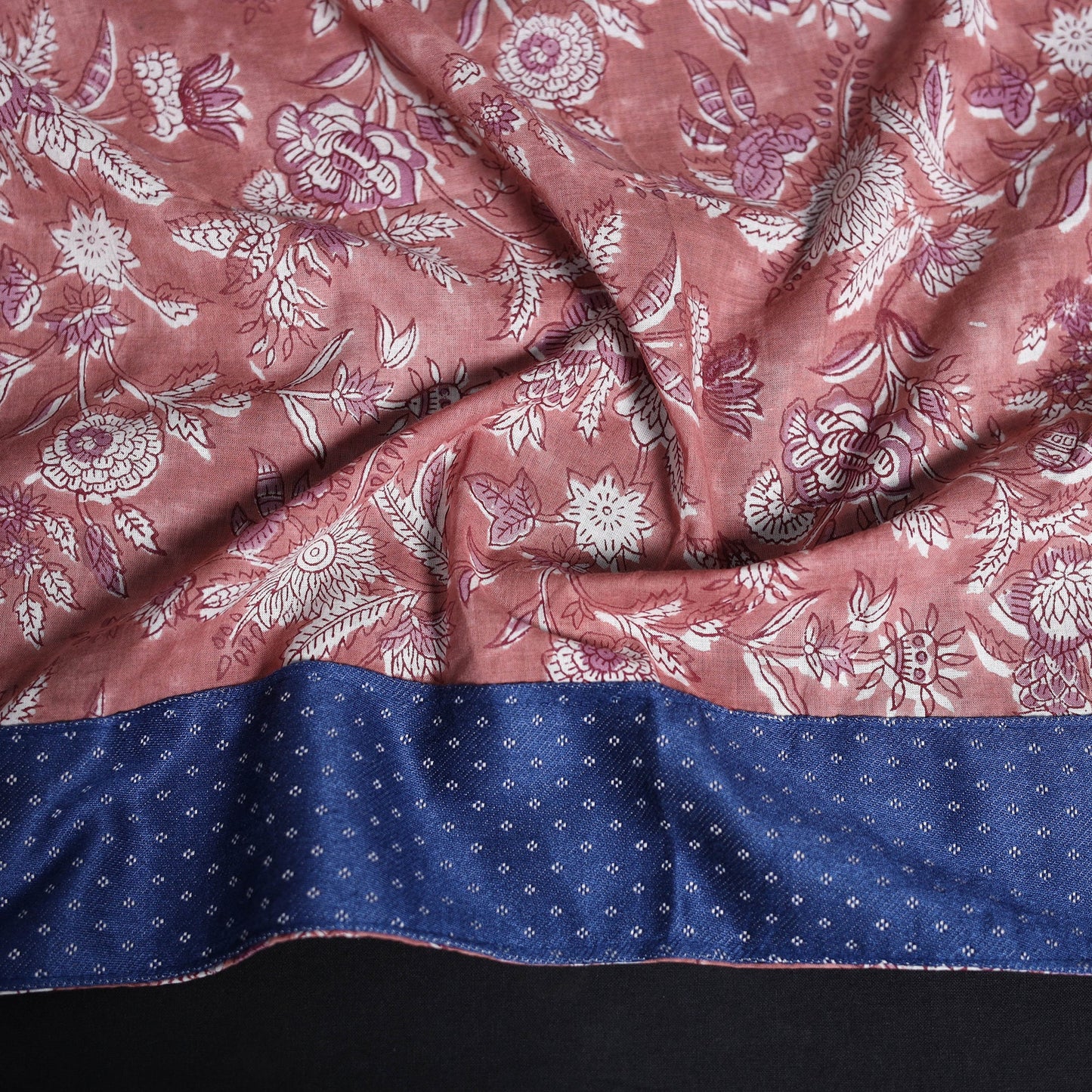 Hand block print cotton sanganeri blouse piece 79