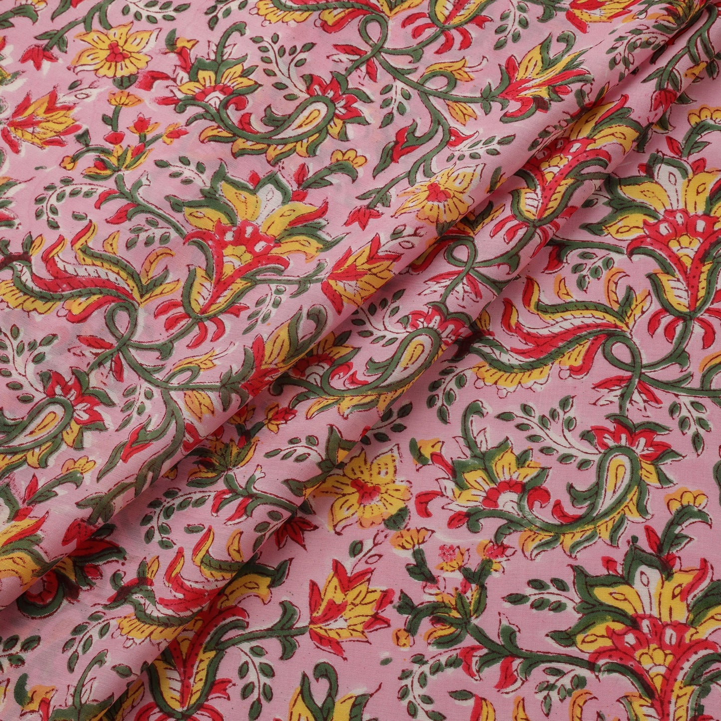 Hand sanganeri fabric 17 - handcrafted