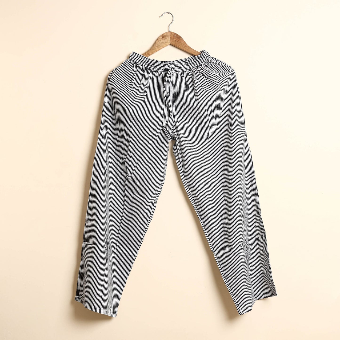 Hand Block Printed Cotton Kaftan & Pyjama Night Suit Set