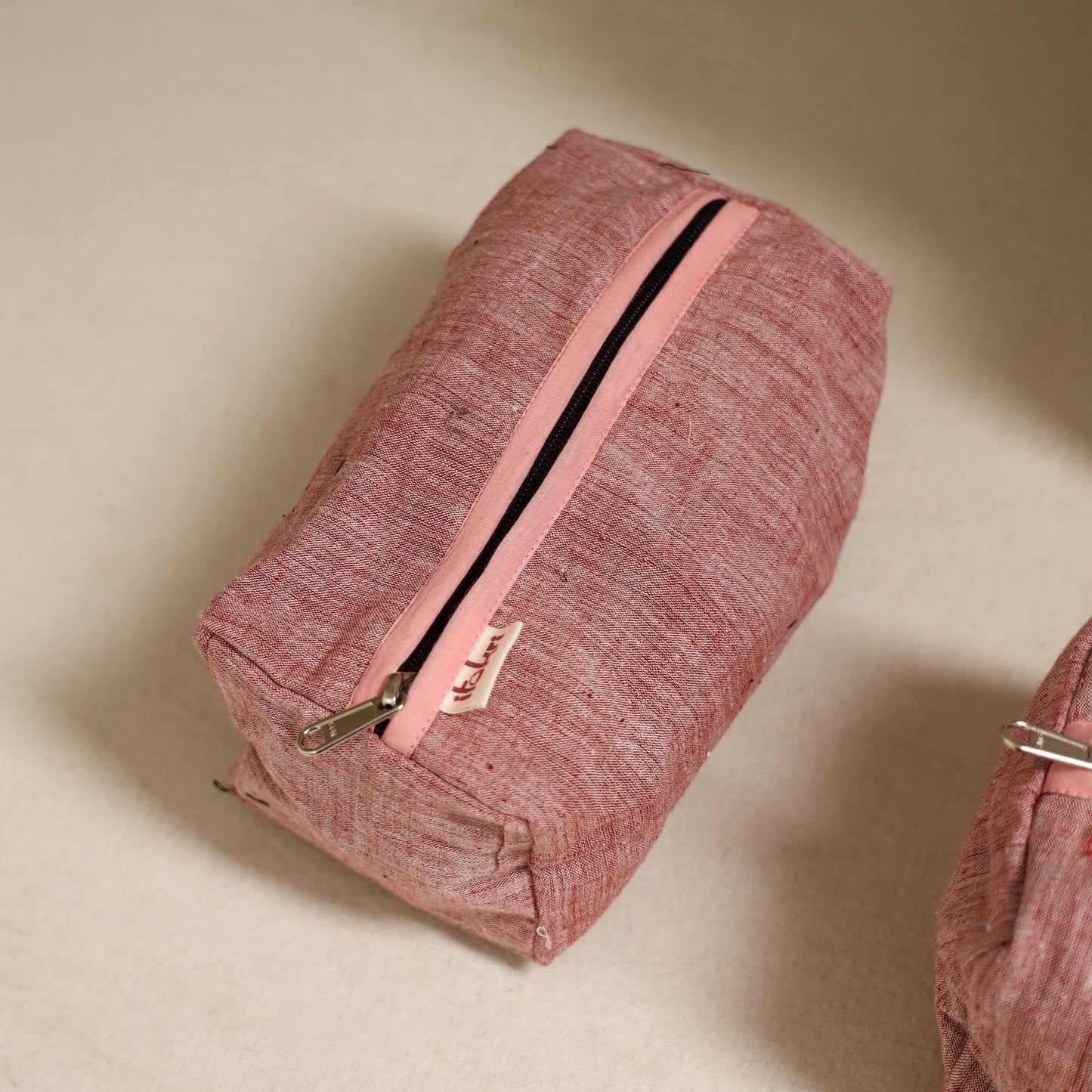 Handcrafted fabric toiletry bags (set of 3) 15