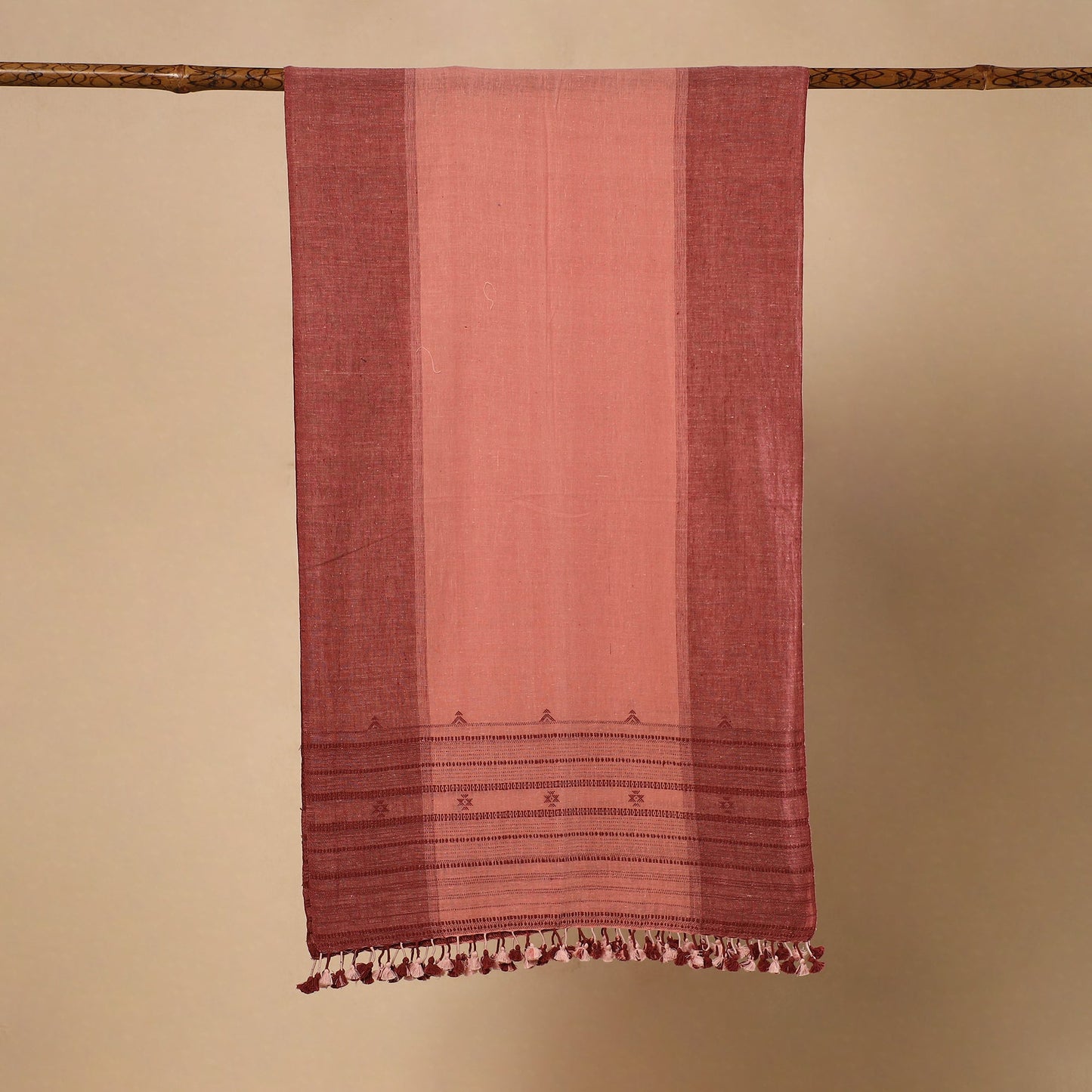 Buy Handloom Organic Kala Cotton Kutch Bhujodi Stole