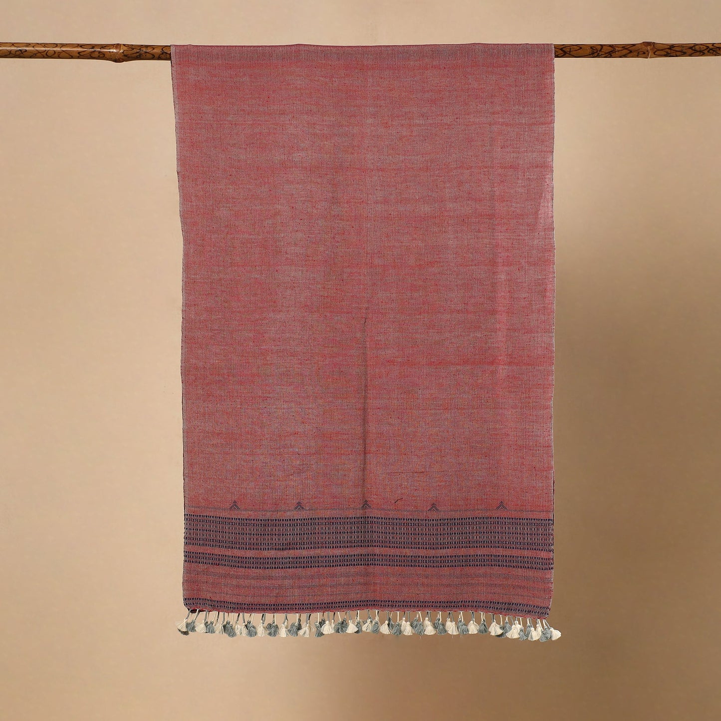Buy Handloom Organic Kala Cotton Kutch Bhujodi Stole