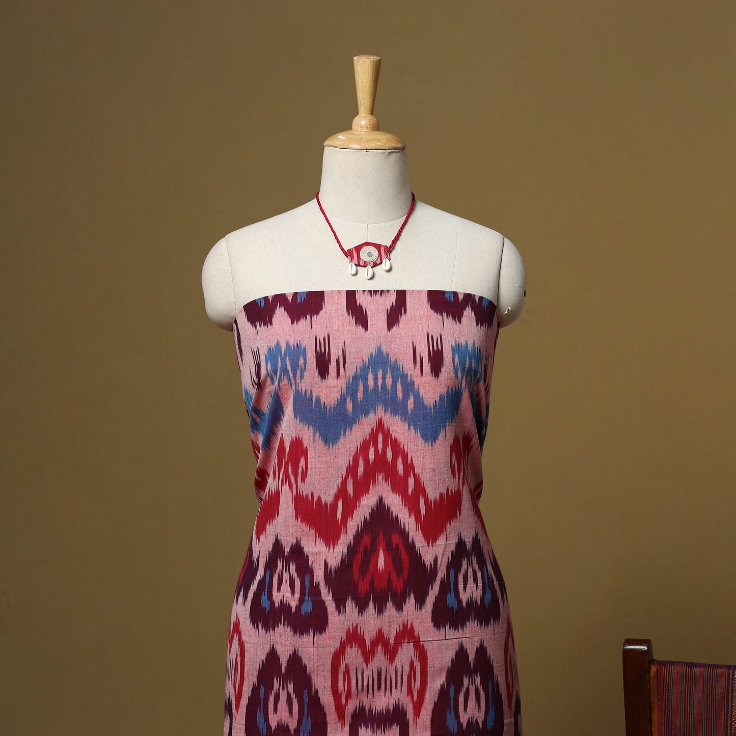 Handloom pochampally central asian ikat cotton 2pc