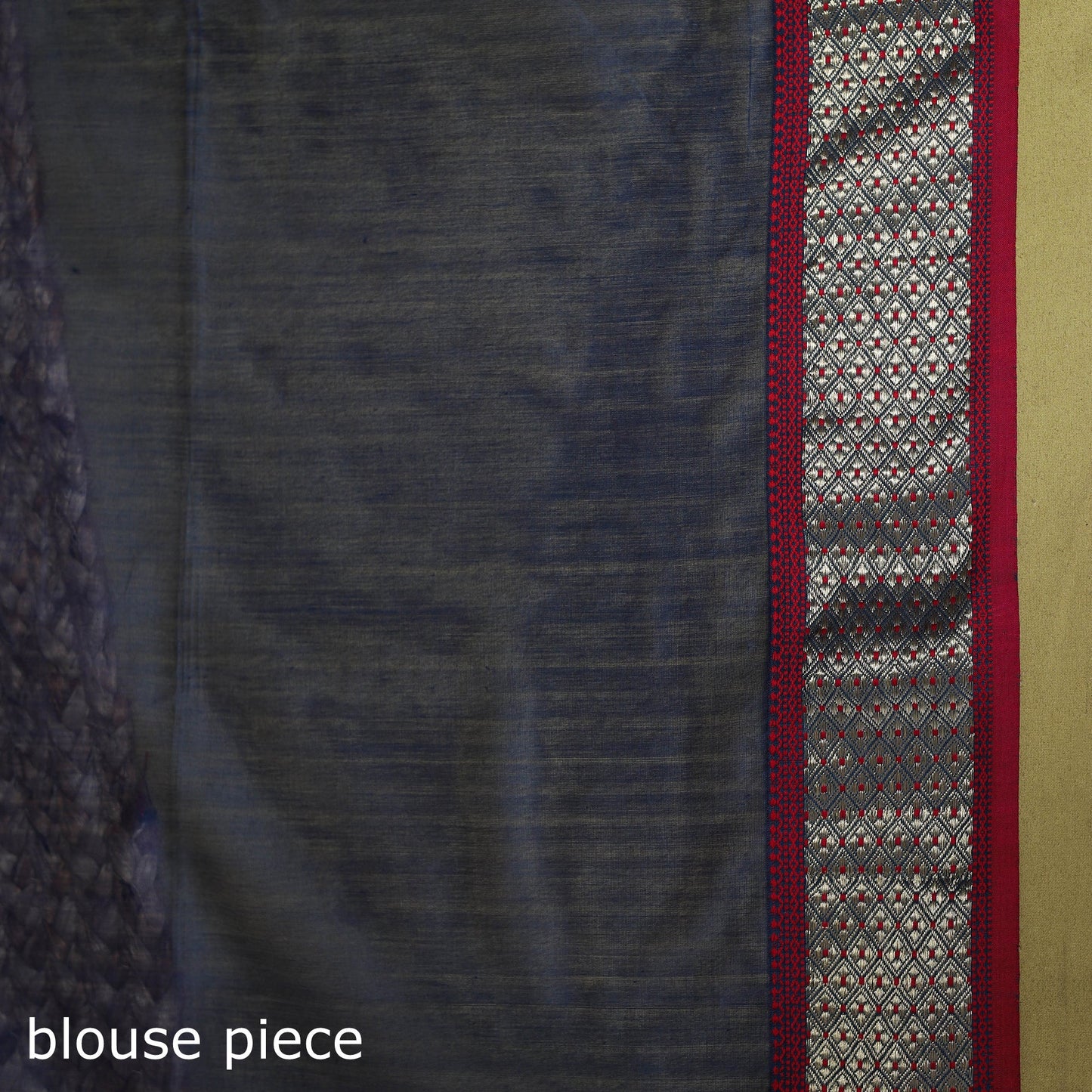 Pink - handloom silk cotton buti maheshwari saree with zari