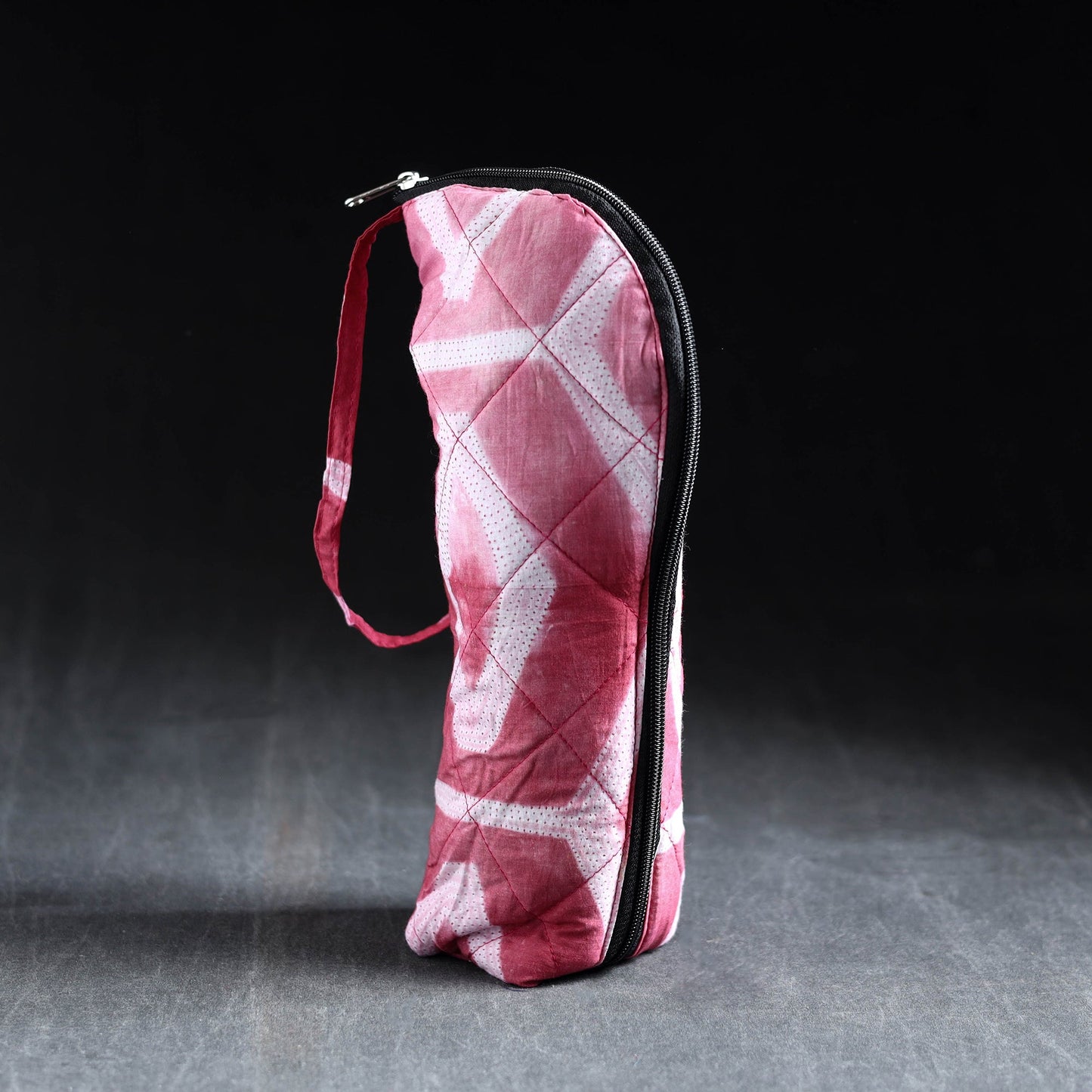 Pink Handmade Cotton 1L Water Bottle Cover