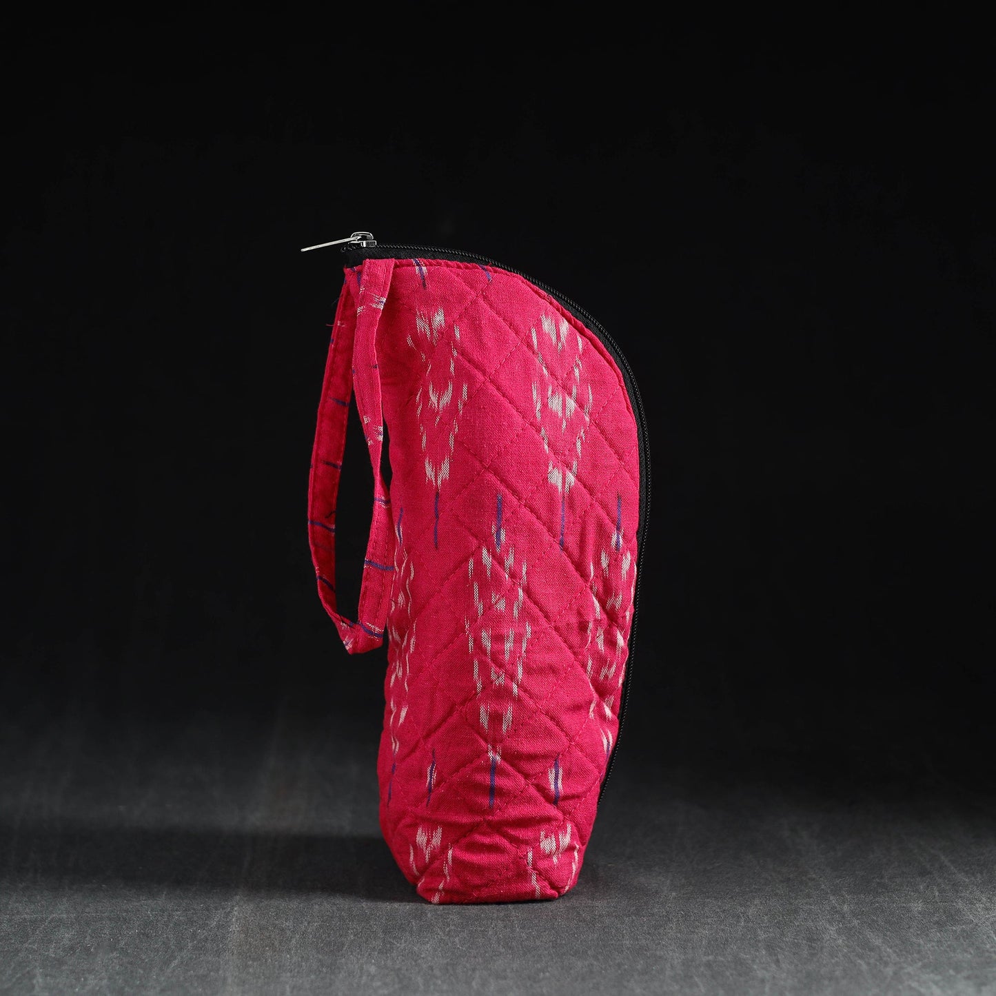 Pink Handmade Cotton 1L Water Bottle Cover