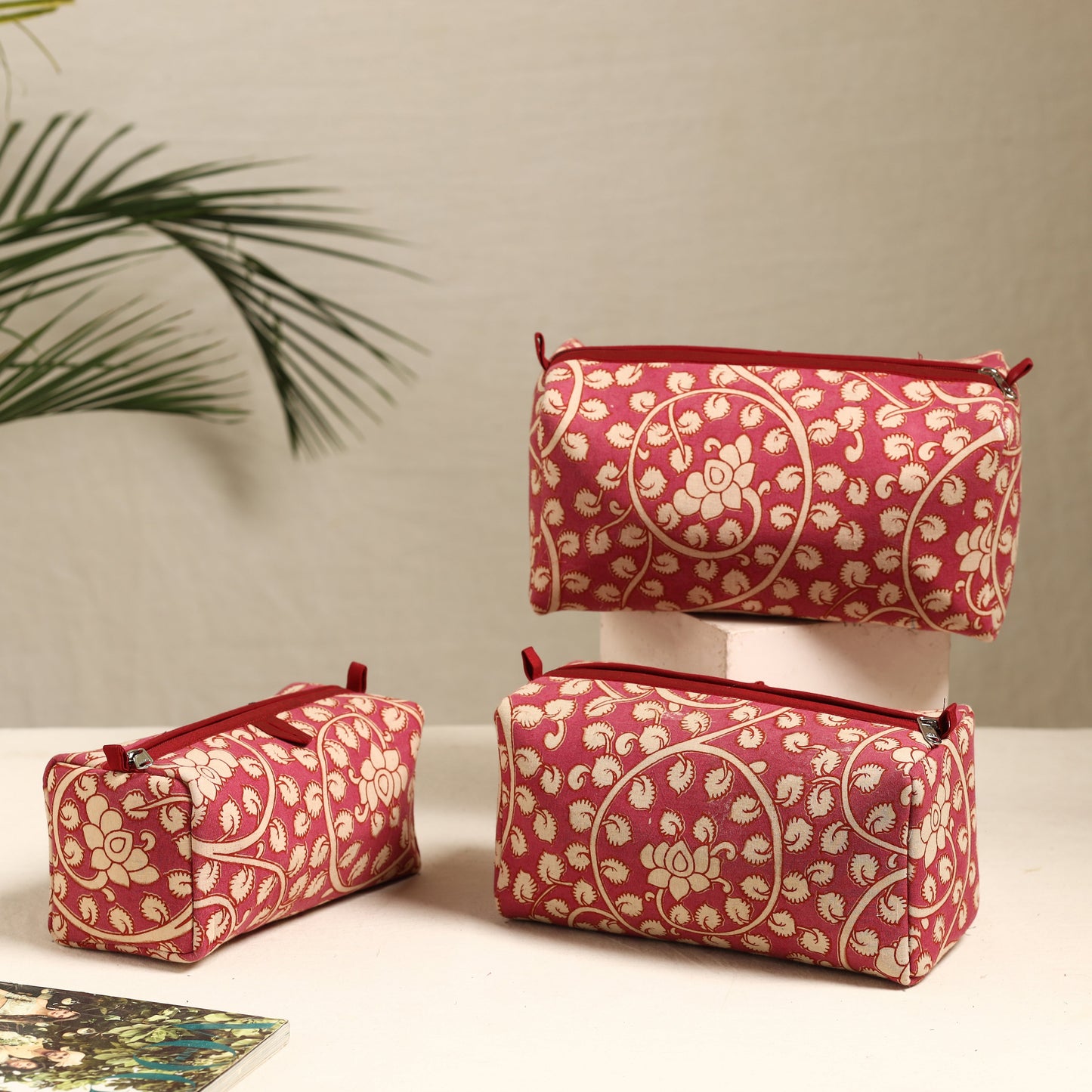 Handmade Cotton Toiletry Bags (Set of 3) 139
