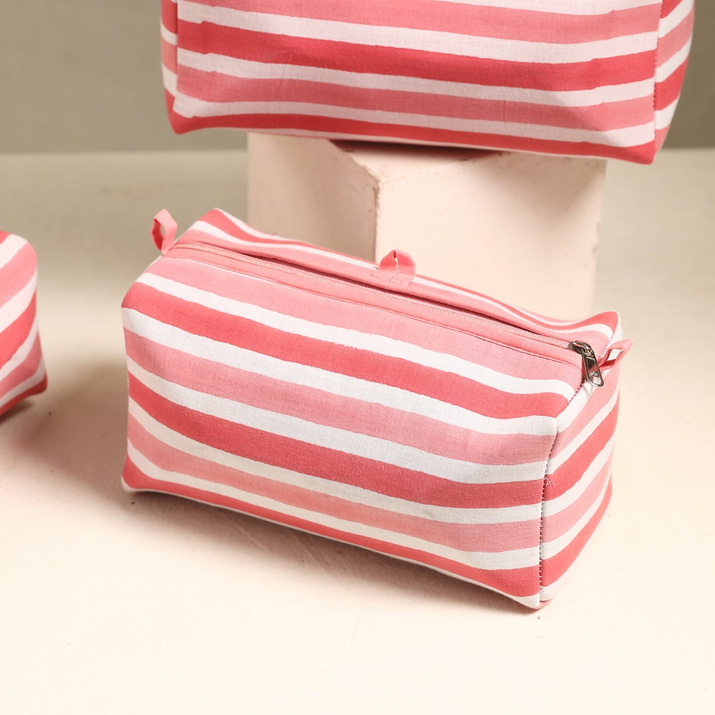 Handmade Cotton Toiletry Bags (Set of 3) 55