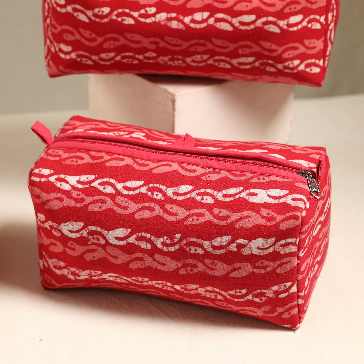Handmade Cotton Toiletry Bags (Set of 3) 93