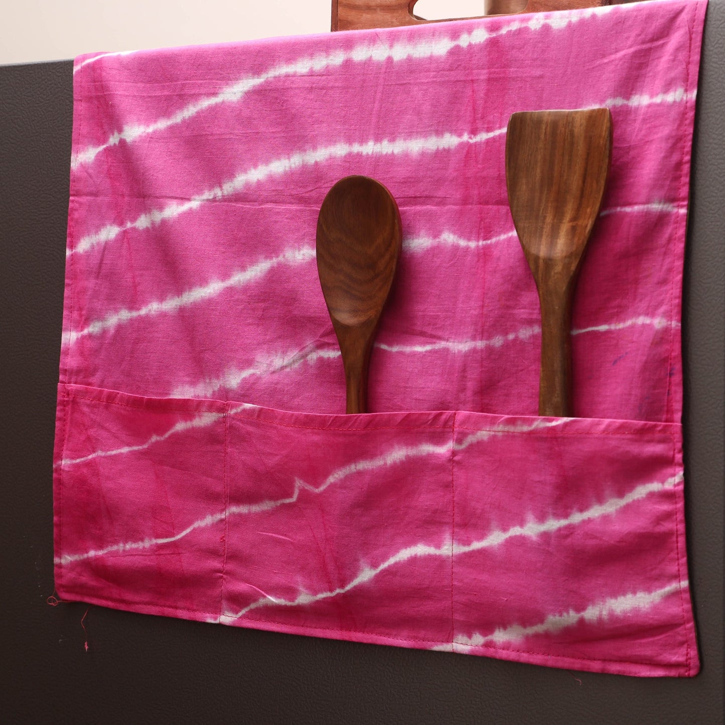 Handmade fridge top cover with multiple pockets 97