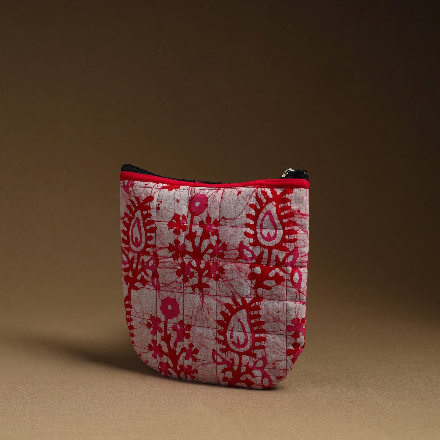 Handmade Quilted Cotton Utility Pouch for Essentials
