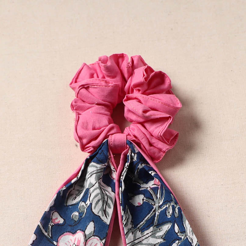 Handmade rubber band/scarf scrunchie 35 - handcrafted