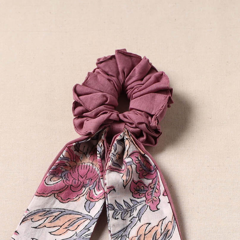 Handmade rubber band/scarf scrunchie 47 - handcrafted