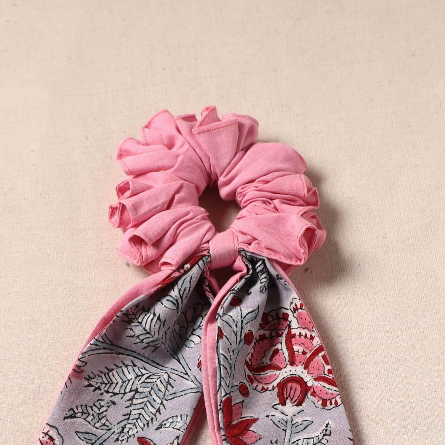 Handmade rubber band/scarf scrunchie 73 - handcrafted