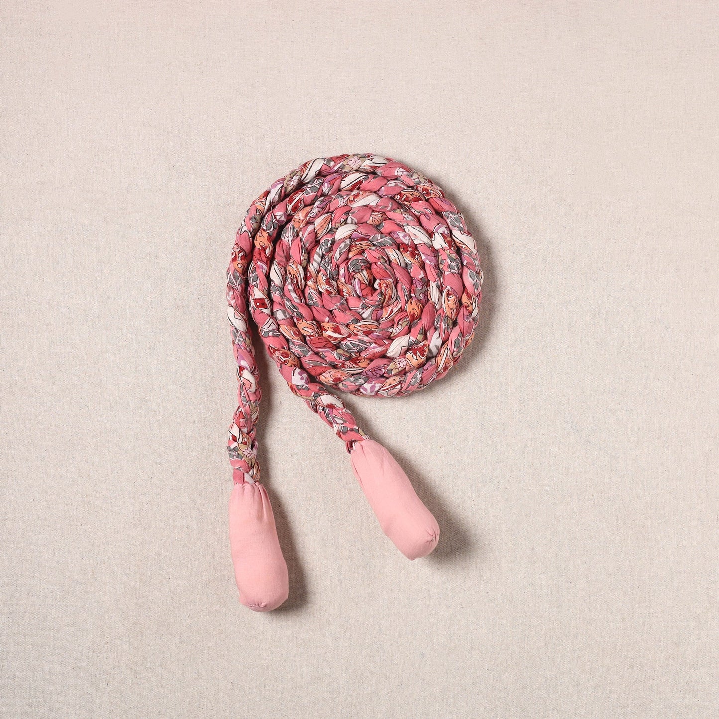 Handmade Upcycled Fabric Skipping Rope