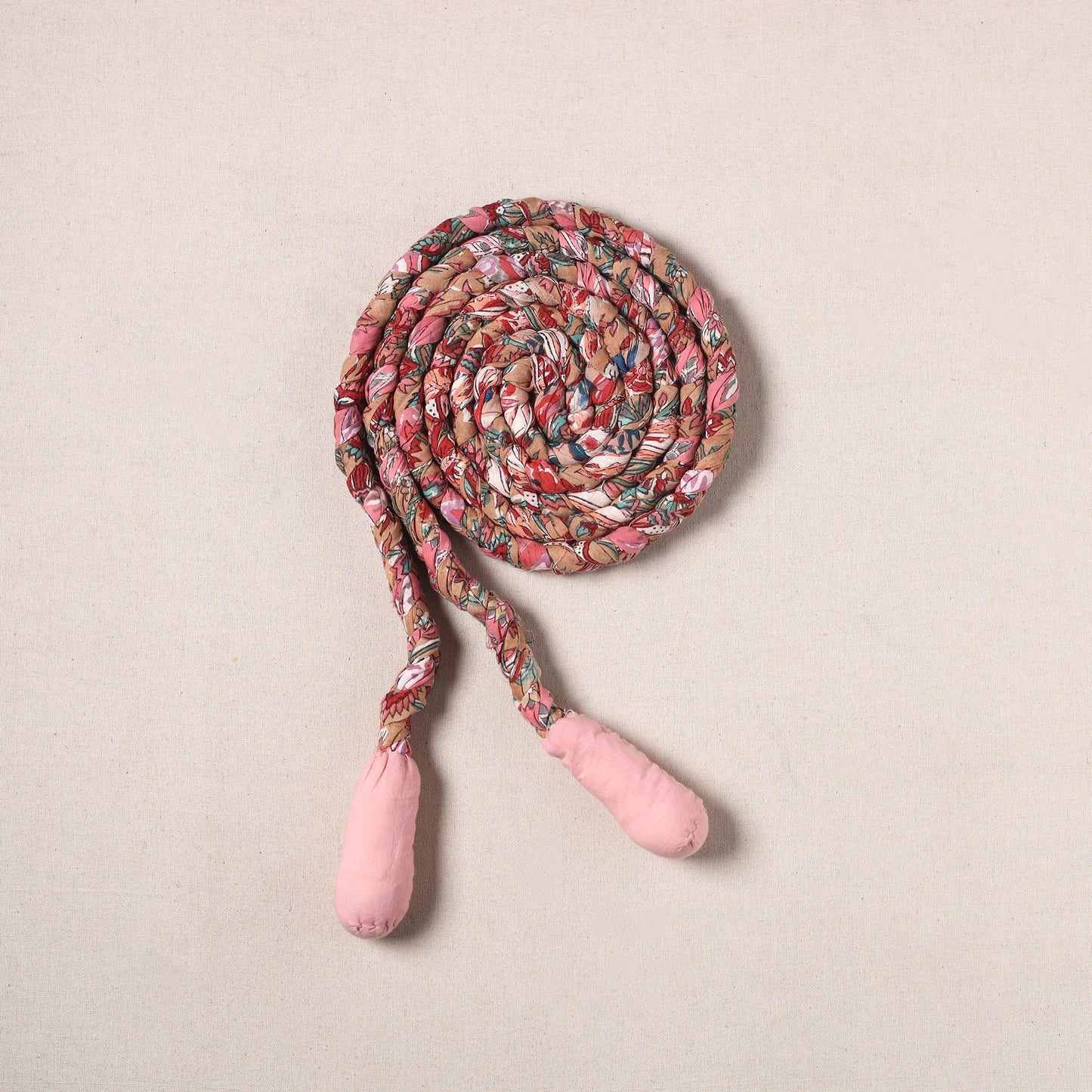 Handmade Upcycled Fabric Skipping Rope